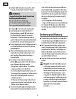 Preview for 8 page of Gloria FM50 Instructions For Use Manual