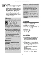 Preview for 12 page of Gloria FM50 Instructions For Use Manual