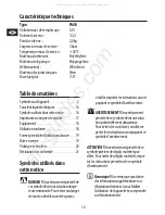 Preview for 16 page of Gloria FM50 Instructions For Use Manual