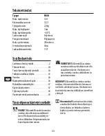 Preview for 64 page of Gloria FM50 Instructions For Use Manual