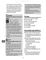 Preview for 78 page of Gloria FM50 Instructions For Use Manual