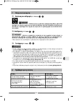 Preview for 97 page of Gloria FoamMaster FM 30 Operating Instructions Manual