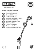 Gloria Gardenboy PLUS 400W Manual предпросмотр