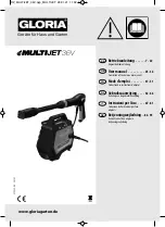 Preview for 1 page of Gloria MULTIJET 000320.0000 User Manual