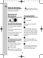 Preview for 20 page of Gloria natura 2800 L Instructionsfor Use