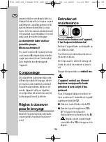 Preview for 30 page of Gloria natura 2800 L Instructionsfor Use