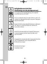 Preview for 34 page of Gloria natura 2800 L Instructionsfor Use