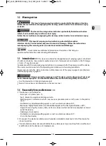 Preview for 15 page of Gloria PRO 8 Operating Instructions Manual