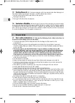 Preview for 16 page of Gloria PRO 8 Operating Instructions Manual