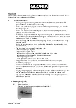 Preview for 9 page of Gloria ProControl 100 Instructions For Use And Maintenance Manual