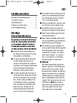 Preview for 3 page of Gloria Profiline 415 Series Instructions For Use Manual