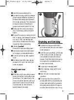 Preview for 9 page of Gloria Profiline 415 Series Instructions For Use Manual