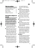 Preview for 11 page of Gloria Profiline 415 Series Instructions For Use Manual