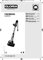 Gloria SpeedControl Powerbrush User Manual preview