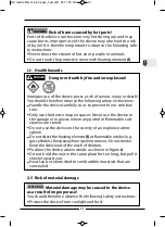 Preview for 21 page of Gloria Thermoflamm bio Fix User Manual