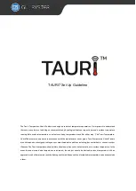 Glorystar TAURI7 Set Up Manualline preview