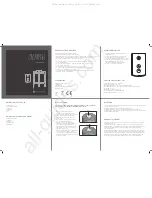 Gloster AMBIENT LANTERN User Manual preview