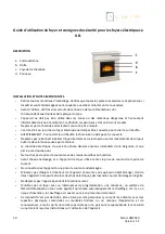 Предварительный просмотр 10 страницы Glow Fire 190113 User Manual & Safety Instructions