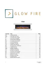 Glow Fire Clear 36 Assembly Instructions Manual предпросмотр