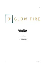 Preview for 2 page of Glow Fire Cobalt 36 Assembly Instructions Manual