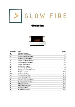 Preview for 1 page of Glow Fire Kant Assembly Instructions Manual