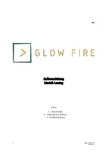 Preview for 2 page of Glow Fire Lessing Assembly Instructions Manual