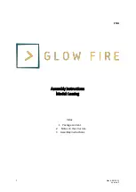 Preview for 7 page of Glow Fire Lessing Assembly Instructions Manual