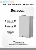 Preview for 1 page of Glow-worm Betacom 24 Installation And Servicing Manual