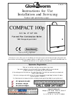 Preview for 1 page of Glow-worm COMPACT 100p Instructions For Installation And Operation Manual