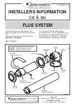 Preview for 1 page of Glow-worm cxi Installers Information