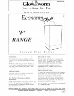 Glow-worm Economy Plus Instructions For Use Manual preview