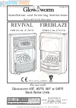 Preview for 1 page of Glow-worm FIREBLAZE 37 315 14 Installation And Servicing Instructions