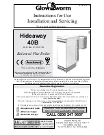 Glow-worm Hideaway 40B Instructions For Use Installation And Servicing preview