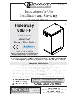 Glow-worm Hideaway 80B FF Instructions For Use Manual preview