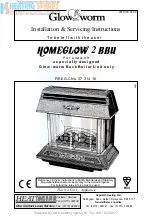 Glow-worm Homeglow 2 BBU Installation & Servising Instruction предпросмотр