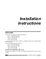 Preview for 11 page of Glow-worm icon 23t User, Installation And Servicing Instructions