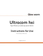 Preview for 1 page of Glow-worm ultracom hxi Instructions For Use Manual