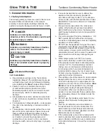 Preview for 3 page of GLOW T-150 Installation & Operation Manual