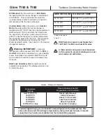 Preview for 21 page of GLOW T-150 Installation & Operation Manual