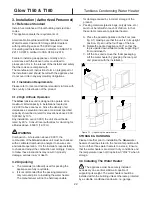 Preview for 22 page of GLOW T-150 Installation & Operation Manual