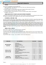 Preview for 2 page of Glowworm SAXONY 2 BBU FIRE FRONT Instructions For Use Installation And Servicing