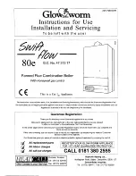 Glowworm Swiftflow 80e Installation Manual preview