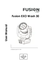 Предварительный просмотр 1 страницы GLP Fusion EXO Wash 30 User Manual