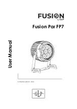 GLP Fusion Par FP7 User Manual предпросмотр