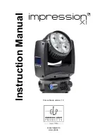 Предварительный просмотр 1 страницы GLP impression X1 Instruction Manual