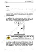 Предварительный просмотр 7 страницы GLP impression X4 Instruction Manual