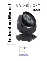 Предварительный просмотр 1 страницы GLP Volks Licht R-G-B Instruction Manual