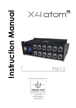 Предварительный просмотр 1 страницы GLP X4 atom PSU 12 Instruction Manual