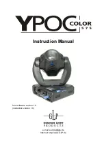 Preview for 1 page of GLP YPOC 575 COLOR Instruction Manual