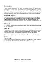 Preview for 2 page of GLT Multi Exchanger C-72 User Instructions